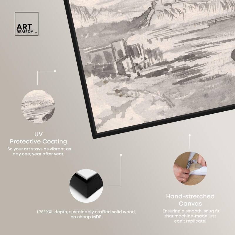 View across a Monaco Canvas by Art Remedy
