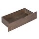 preview thumbnail 8 of 12, Walnut Twin Size Wood Platform Bed with House-shaped Storage Headboard and 2 Drawers for Bedroom
