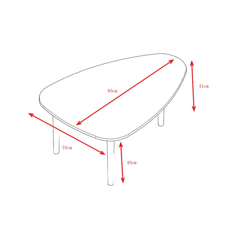 Egg Shape Coffee Table