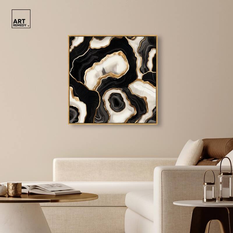 Coal Core Canvas by Art Remedy