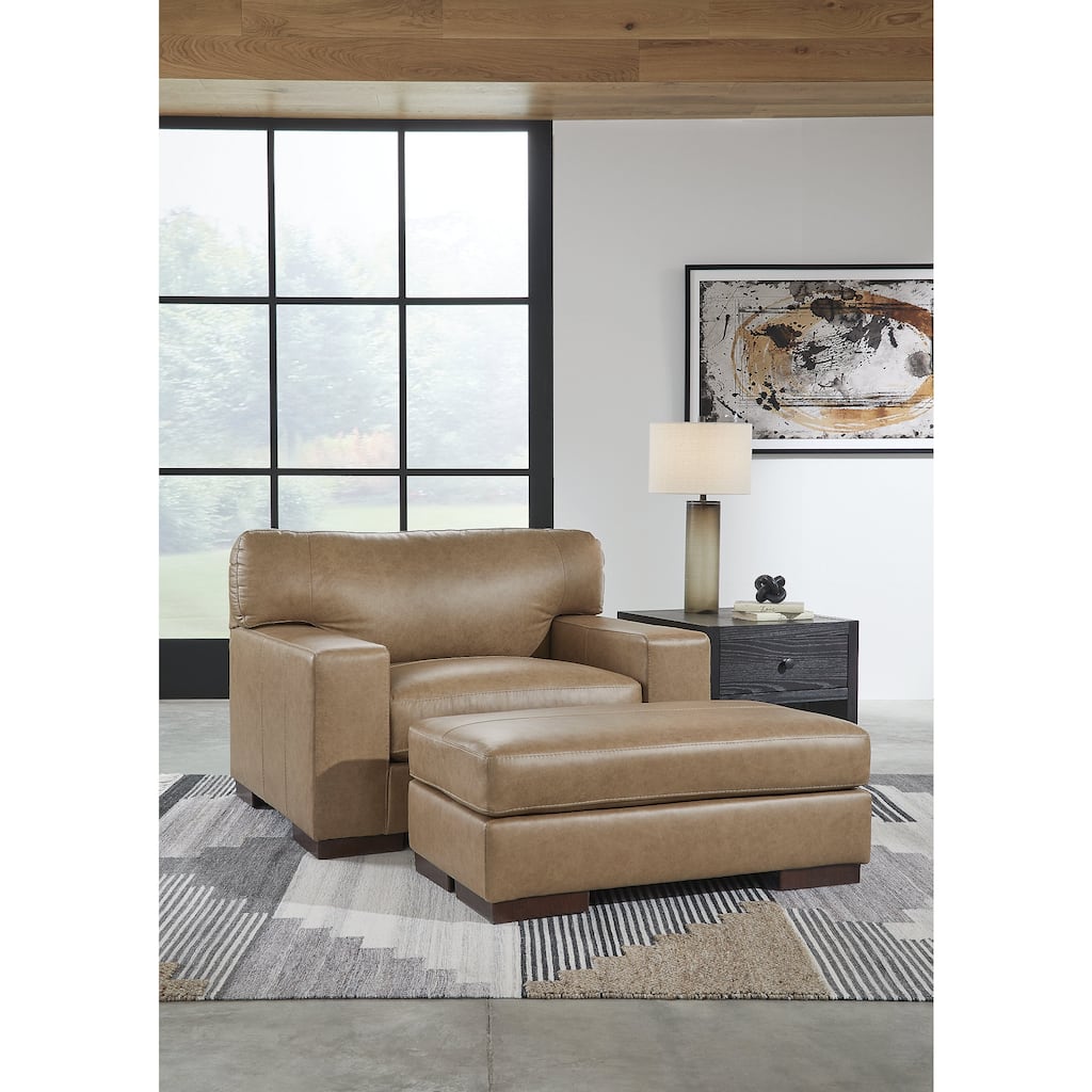 Signature Design by Ashley Lombardia Brown 2-Piece Upholstery Package - 51" W x 40" D x 35" H