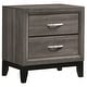 preview thumbnail 4 of 19, Watson Transitional Panel Grey Oak Bedroom Set