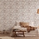 preview thumbnail 2 of 3, Galerie Wallcoverings Bricks and More Collection Distressed Plastered Brick Matte Finish Vinyl on Non-woven Wallpaper Roll