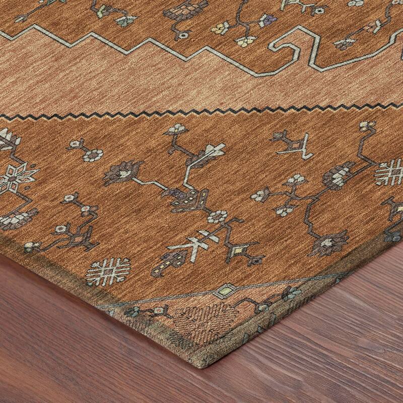 Machine Washable Indoor/ Outdoor Global Marrakesh Chantille Rug