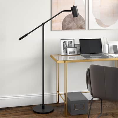 Willis Pharmacy Floor Lamp with Boom Arm