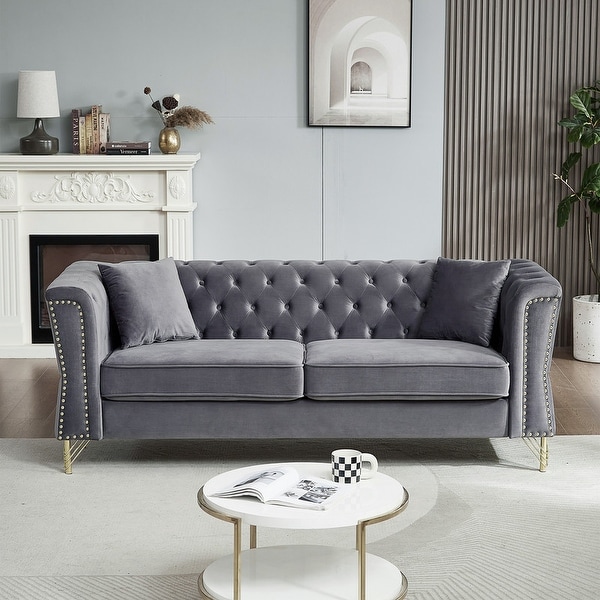 Pillows for chesterfield sofa online
