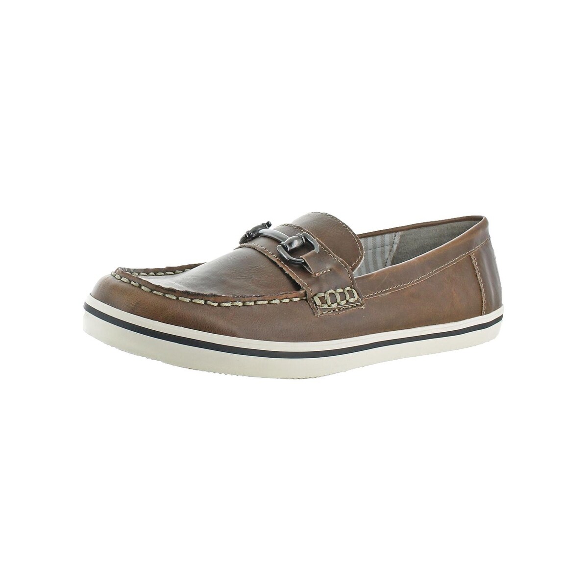 Shop Cole Haan Boys Air Cory Bit Loafers Nike Air Hardware Detail