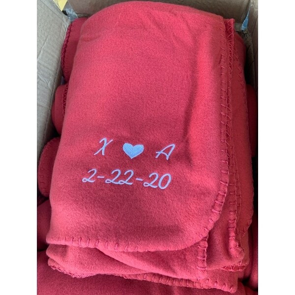 Imperial home soft wholesale fleece blankets sales 24 pack assorted fleece