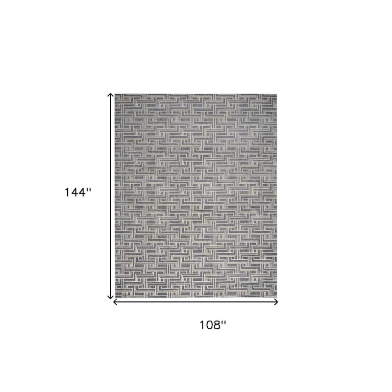 Fipus Distressed Geometric Area Rug By HomeRoots - 144