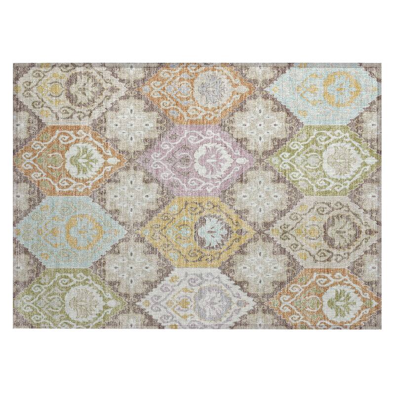 Machine Washable Indoor/ Outdoor Global Bayfield Chantille Rug