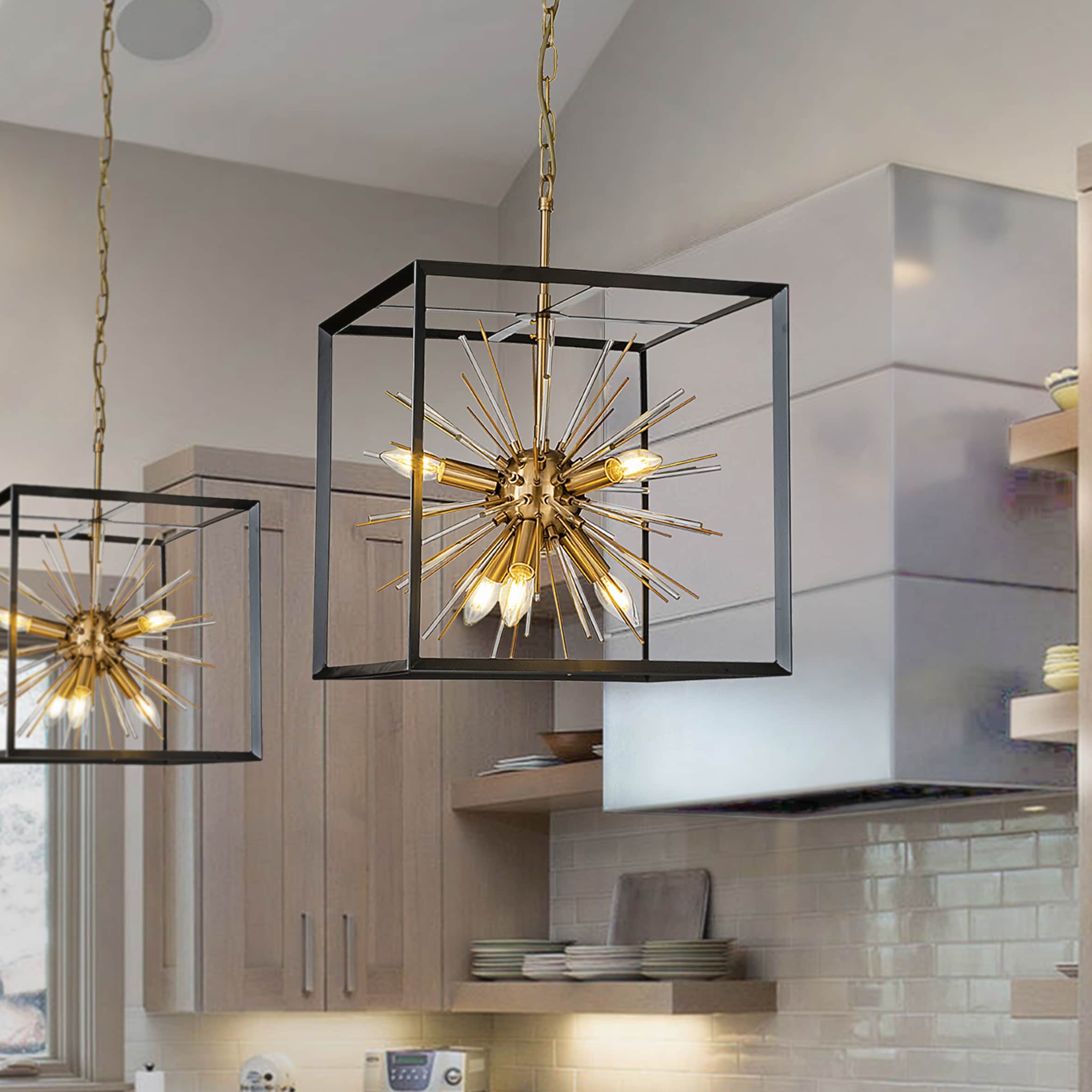 Bronze sputnik light fixture cheap