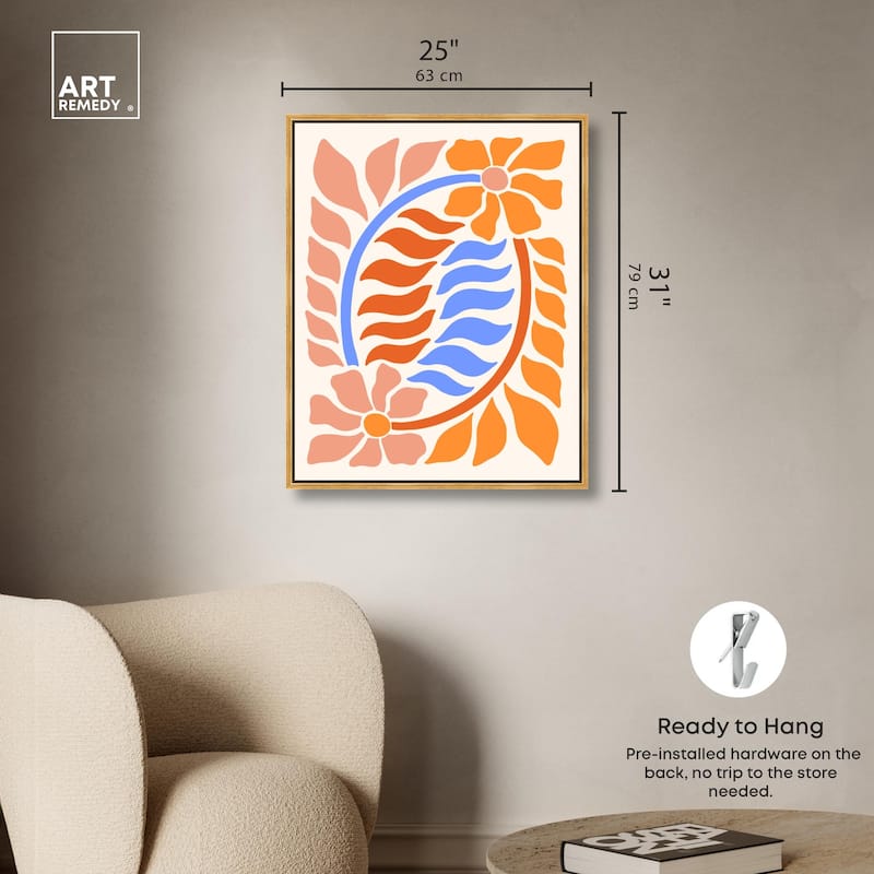 Floral Vine II Canvas by Art Remedy