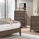 preview thumbnail 4 of 10, Furniture of America Ninn Rustic Grey 3-piece Padded Bedroom Set