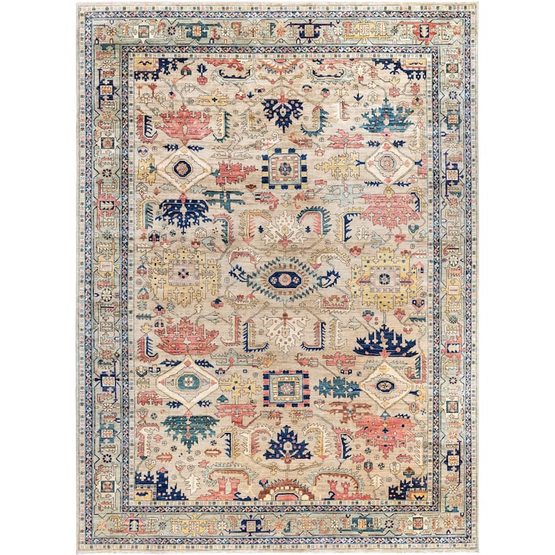 Serapi One-of-a-Kind Hand-Knotted Area Rug - Beige - 10' 2" x 14' 0"