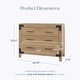 preview thumbnail 10 of 12, Child Craft Lucas 42" 6 Drawer Double Dresser