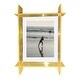 preview thumbnail 1 of 0, Neon Yellow Lucite Picture Frame size 5x7 - 8.9x11.2x2.3 Inches Yellow