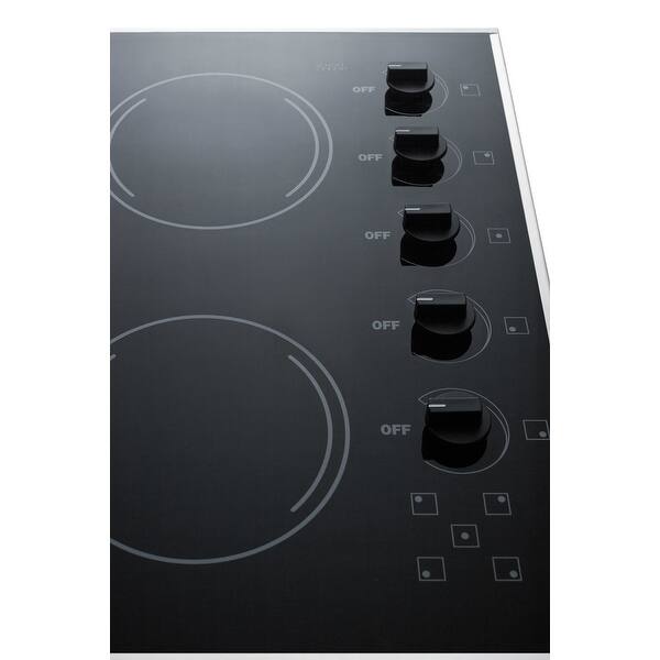 Shop Summit Cr5b273 27 Inch Wide 5 Burner Electric Cooktop Black