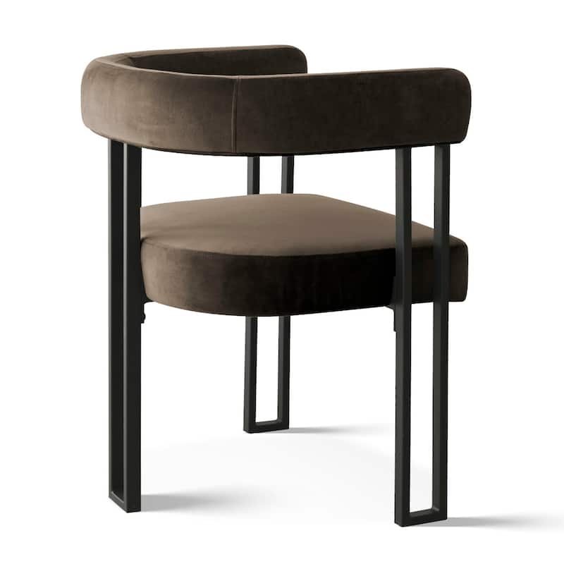 Upholstered Velvet Armchair (Set of 2)