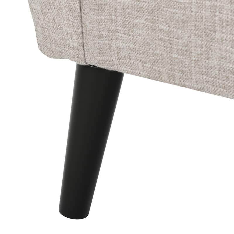 Beige 31.1" Button Tufted Club Chair