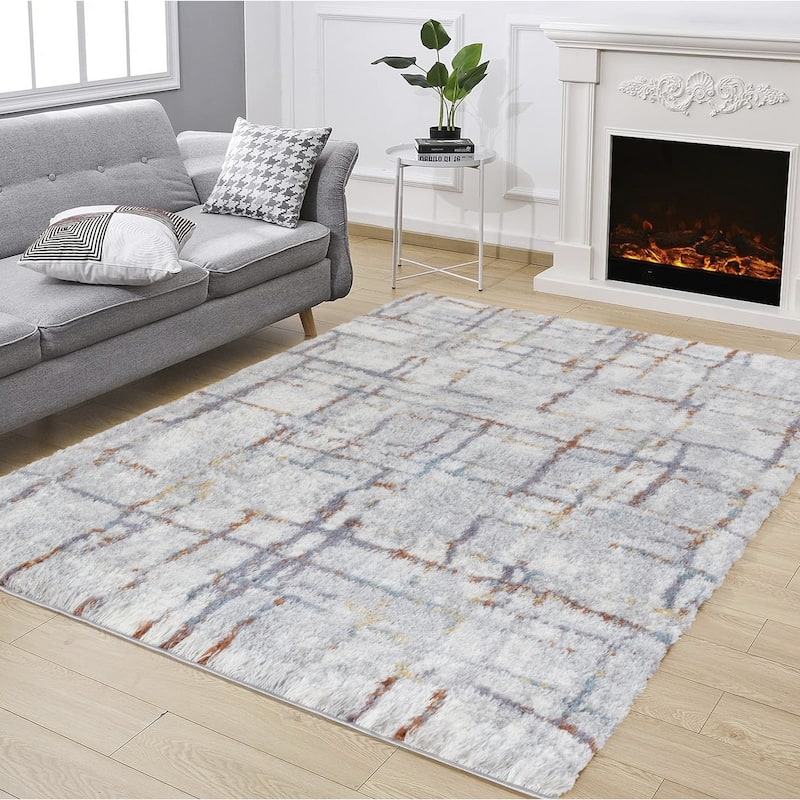 Loft Shag GC_CZY1009 Multi Shaggy Area Rug