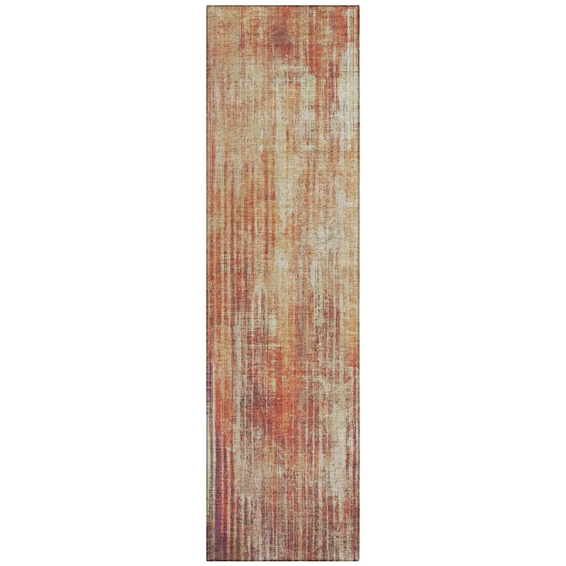 Machine Washable Indoor/ Outdoor Chantille Modern Ombre Rug