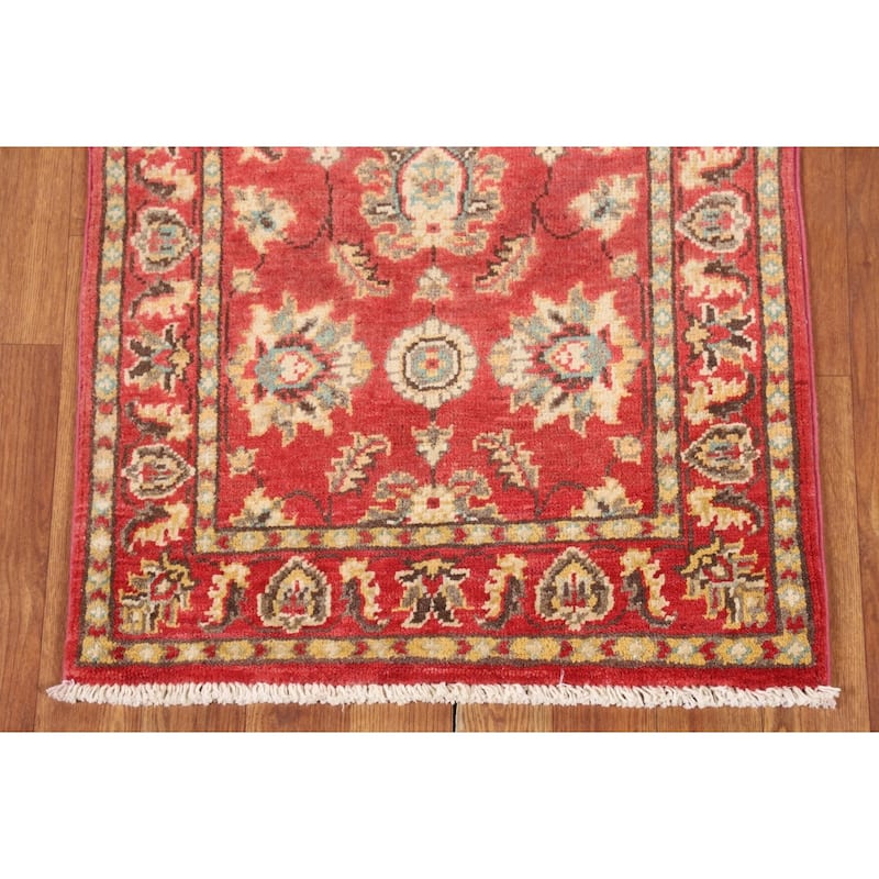 Oushak Oriental Runner Rug Handmade Wool Carpet - 2'0" x 6'0"