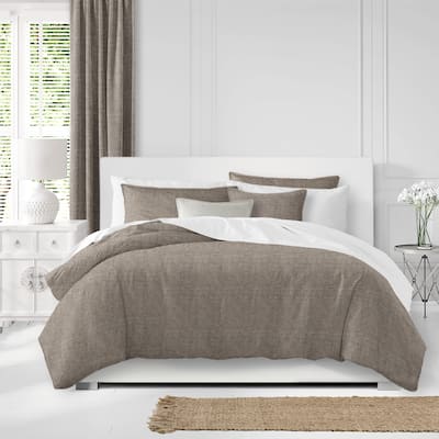 Eclipse Natural Comforter & Pillow Sham Set.