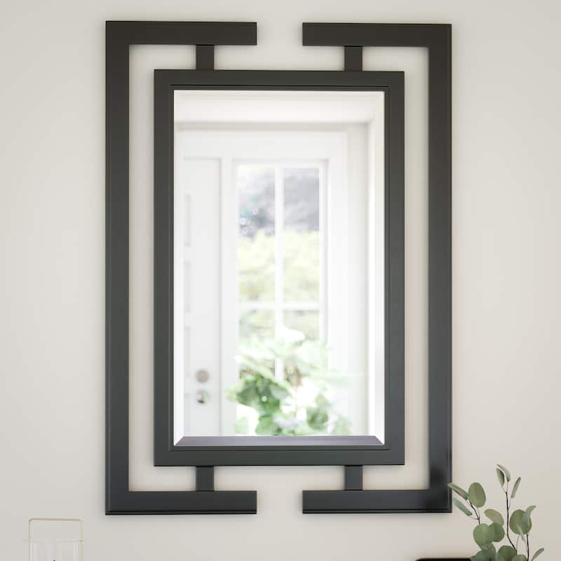 Kenroy Home Shinto Wall Mirror - Gloss Black