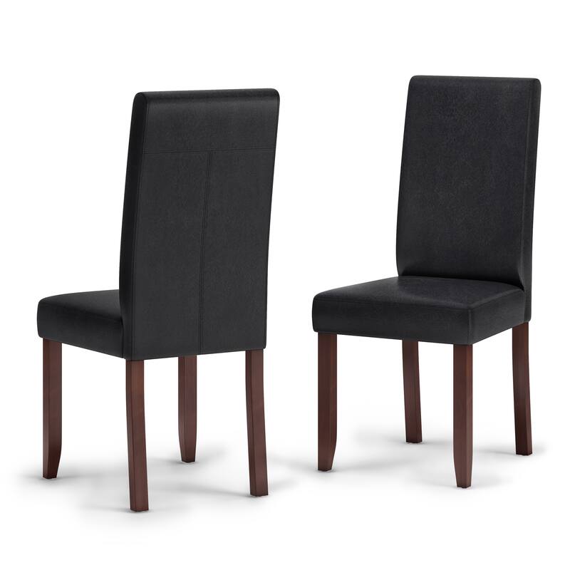 WYNDENHALL Normandy Transitional Parson Dining Chair (Set of 2) - 18.1"w x 18.5" d x 39.4" h