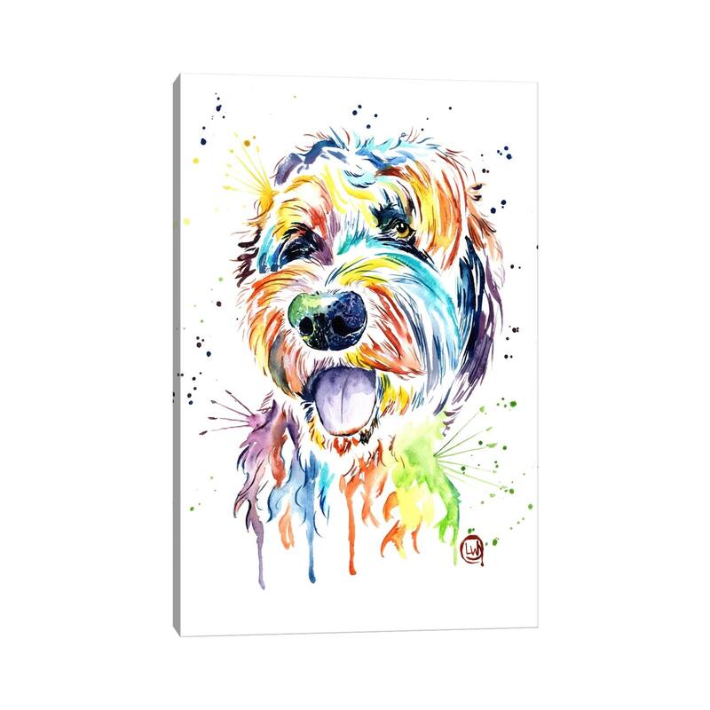 iCanvas "Doodle Of A Doodle" by Lisa Whitehouse Canvas Print