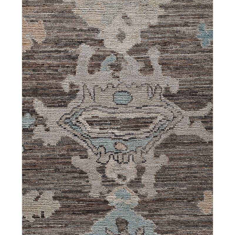 Oushak One-of-a-Kind Hand-Knotted Area Rug - Brown - 8' 2" x 9' 9"
