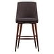 preview thumbnail 24 of 28, Sasha Espresso Barrel Back Counter Stools (Set of 2) iNSPIRE Q Modern
