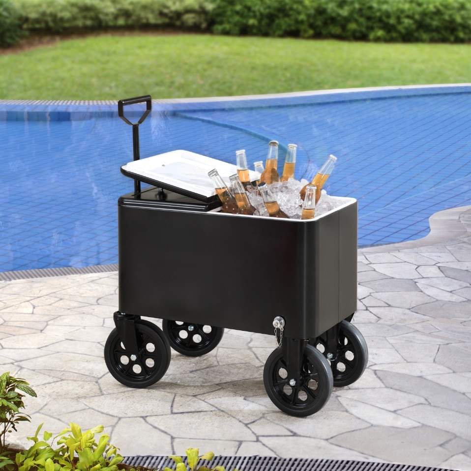 sunjoy audrey 60 quart cooler