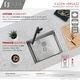 preview thumbnail 15 of 26, STYLISH 22 inch Stainless Steel 16G Workstation Undermount Kitchen Sink - 22" x 19" x 10"