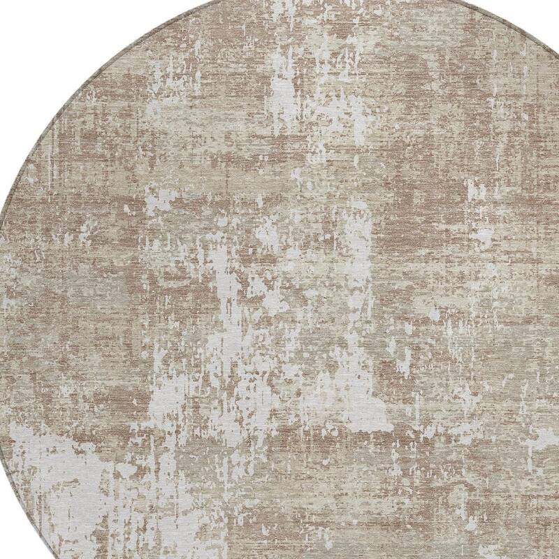 HomeRoots Abstract Transitional Rectangle Outdoor Rug