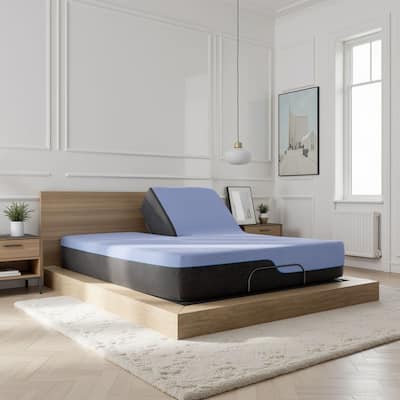 Bridgevine Home 12 inch Refresh Flex Top Hybrid Cooling Fast Responding Latex Foam and Coil Mattress