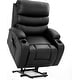 preview thumbnail 8 of 52, EROMMY Oversized Power Lift Recliner with Massage & Heat – PU Leather Chair with Pockets, Cup Holders & USB Port