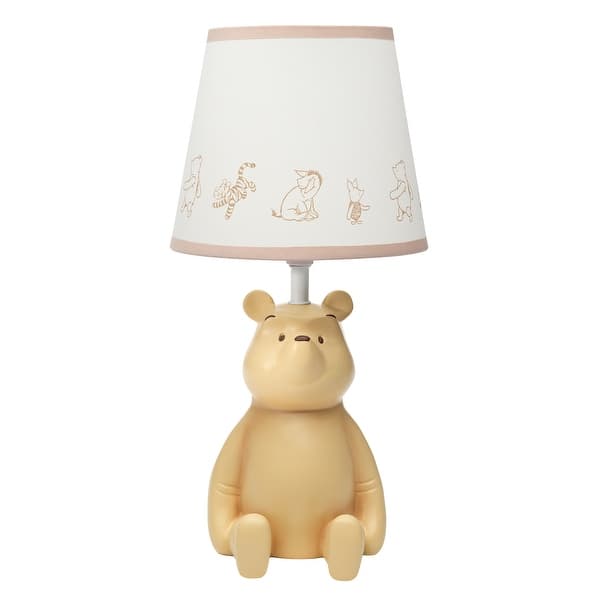 slide 2 of 5, Lambs & Ivy Disney Baby Storytime Pooh 3D Table Lamp with Shade