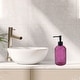preview thumbnail 7 of 15, Elegant Soap Pump Dispenser for Bathroom 13.52oz 1 Pc Rose Red Black