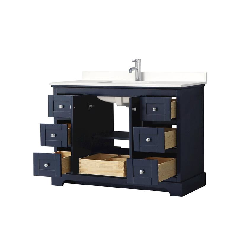 Wyndham Collection WCV232348S-QTZ-UNSMXX Avery 48" Free Standing