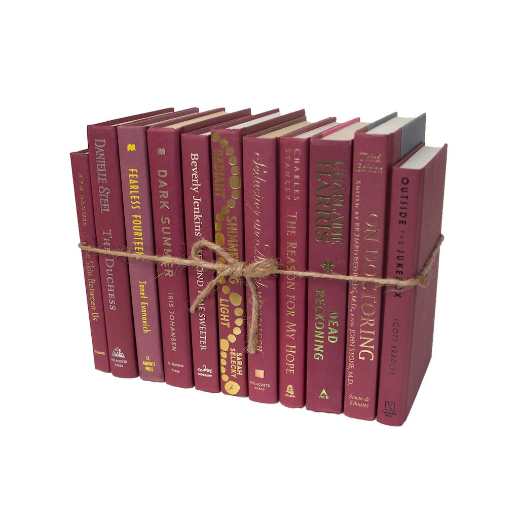 Books Burgundy Decorative Accessories: Rosé ColorPak
