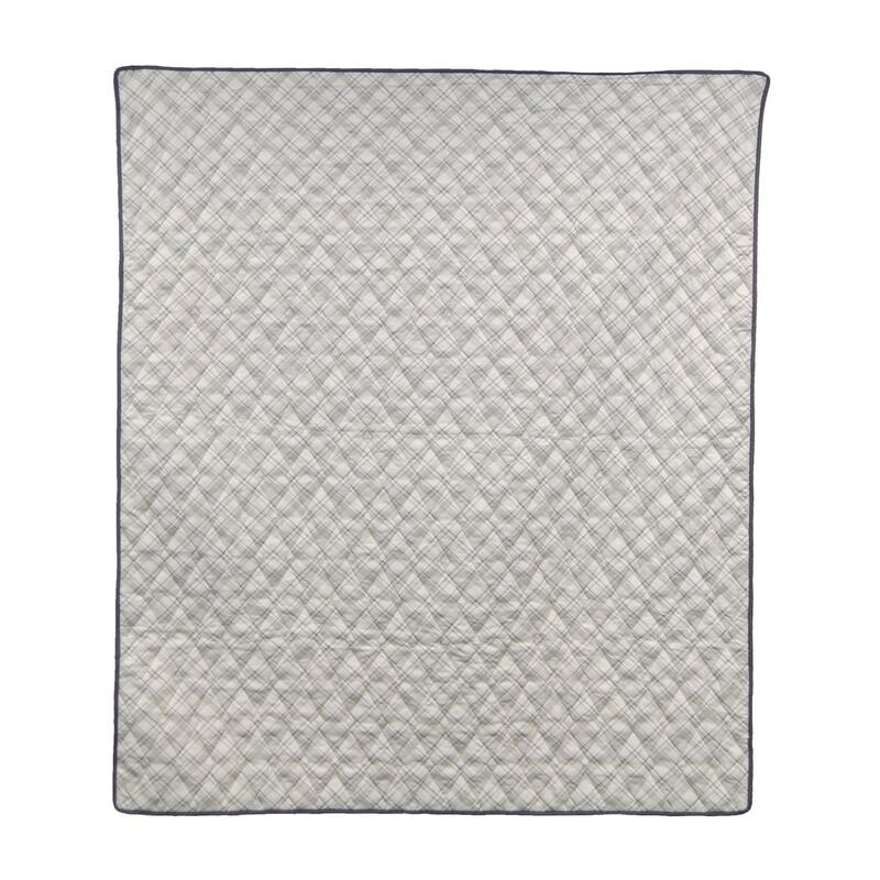 Ridge Point Microfiber Throw Blanket