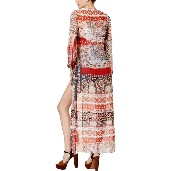 sheer caftan cover up