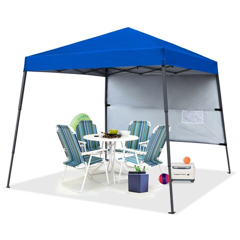 ABCCANOPY Stable Pop up Outdoor Canopy Tent with Sun Wall