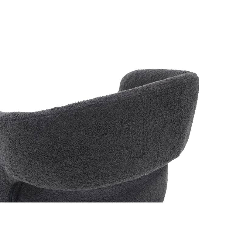 Round Barrel Chair in Fabric