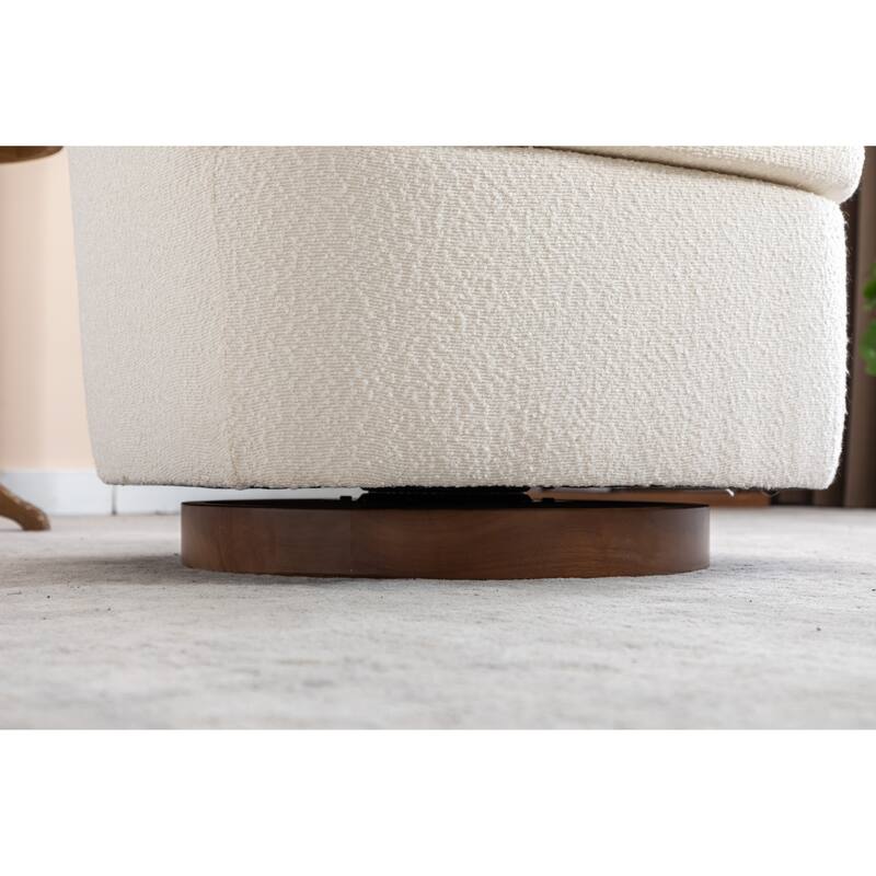 Fabric Swivel Accent Chair