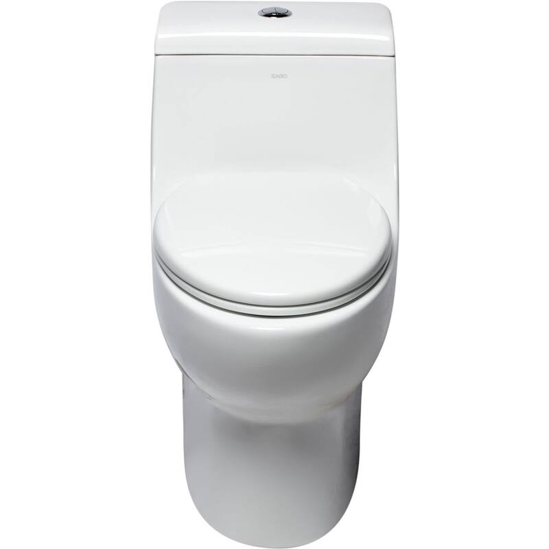 Eago Elongated Closed-Front Toilet Seat with Soft Close Hinges