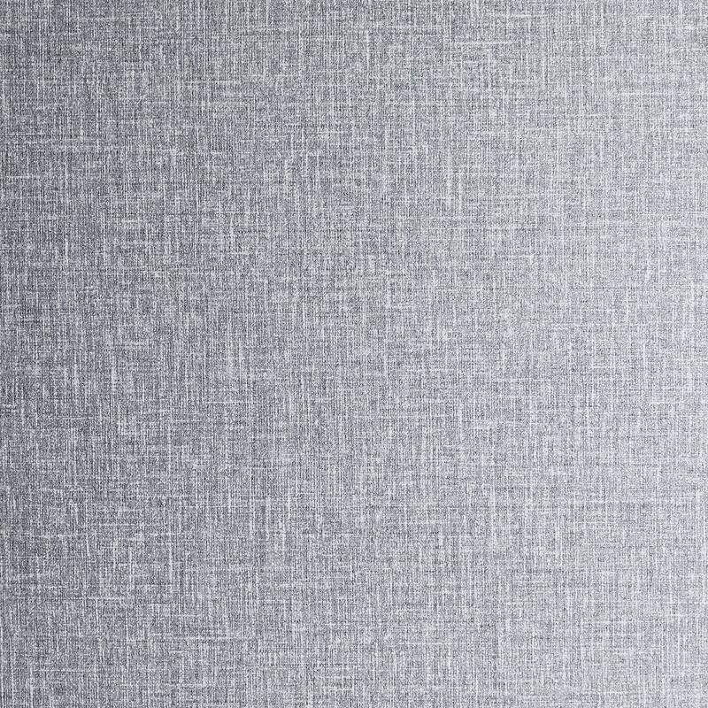 Luxe Hessian Mid Grey Heavyweight Vinyl Wallpaper - 20.8 in W x 33ft L - Double Roll