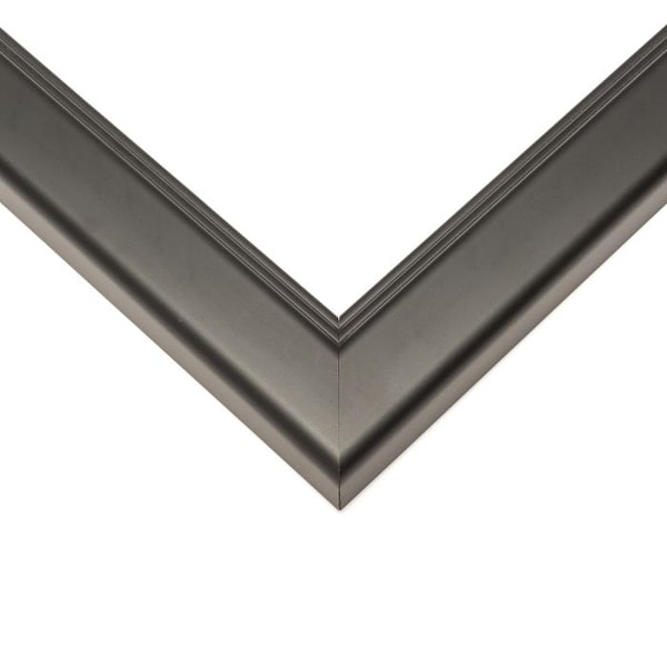 36x14 Modern Black Wood Picture Frame With Acrylic Front and Foam Board Backin