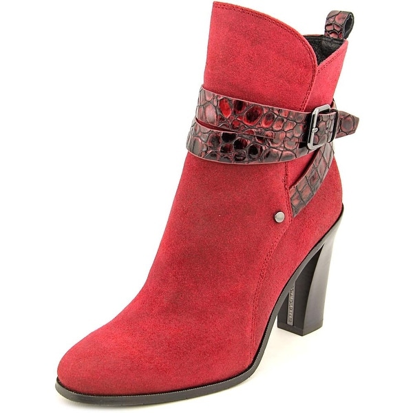 donald pliner red boots